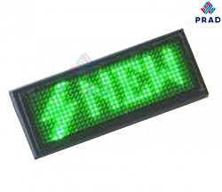 LED бейджик зеленый