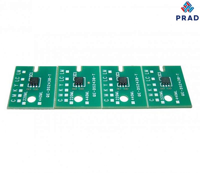 Permanent Roland FH-740 Aqueous FPG Chips - 4pcs/set CMYK