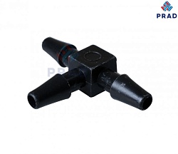 Коннектор T D6 черный УФ