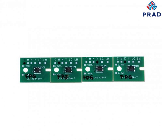 Перманентный чип для Roland RA-640 Aqueous FPG (4шт./комплект. CMYK)