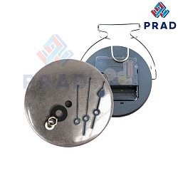 Часы круглые закатные (метал.подставка) 110mm